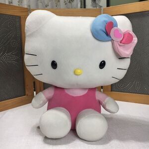 Sanrio Hello Kitty Plush 2013 Just for You Pink Dress Bow 12' Teddy Bear Kawaii
